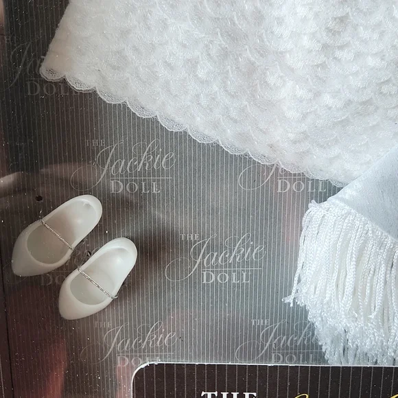 Jackie Doll Accessories White and Blue Dress - Picture 4 of 5